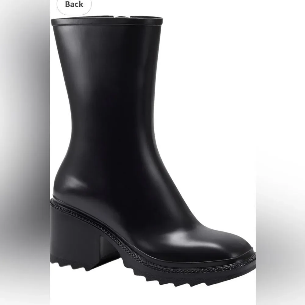 INC International Concepts Black Winter Boots